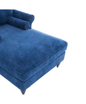 Oversized Chenille Chaise Lounge Sofa Bed - 5 Colors