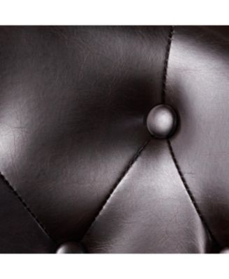 360 Degree Swivel Bar Stool with Stunning Nailhead Trim, Set of 2