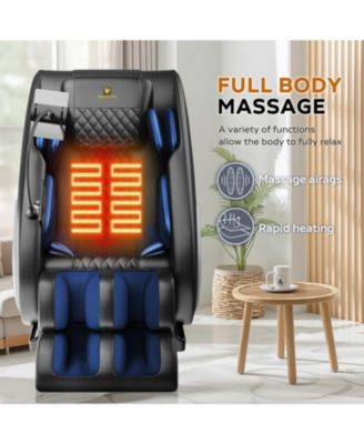 + Faux Leather (or specify actual material) + Zero Gravity & Full Body Air Pressure + Massage Chair Recliner