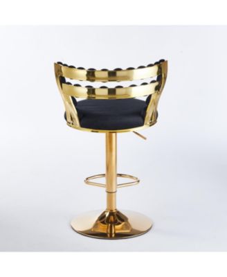 Velvet Bar Chairs (Set of 2)