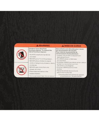 Lighted Glass Curio Cabinet - Black