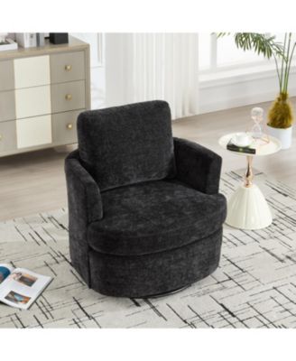 360 Swivel Chenille Chair- Comfortable, Breathable, & Easy Assembly