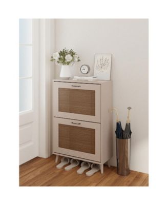 2-Tier Shoe Rack - Stable, Spacious, Holds 12 Pairs