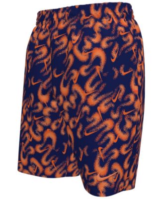 Boys' 8-18 Airbrushfetti 7 Volley Stretch Waistband Shorts