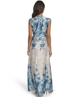 Women's Extended Cap Twist Gown