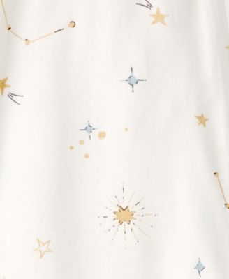 Baby Boys' or Baby Girls' Constellation 2-Way Zip Sleep and Play Pajama