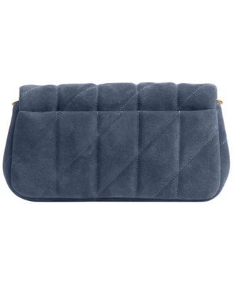 Tabby Mini Quilted Suede Crossbody Bag 19