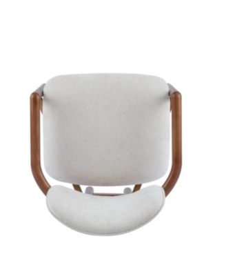  Upholstered Arm Chairs Set of 2, Fabric, 300 LBS Capacity