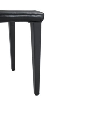 Black PU Dining Chairs (4-Pack)