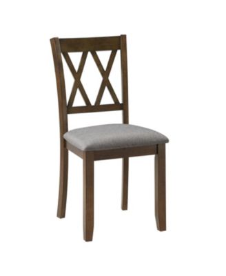 6-Piece Walnut Dining Set- Table, 4 Chairs & Bench