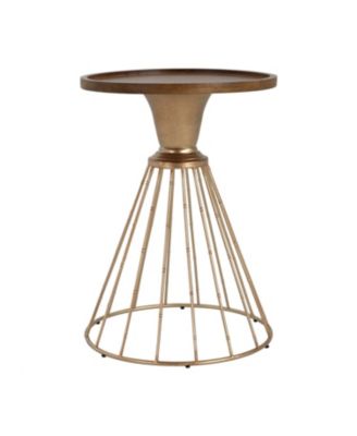 Retro Hollow Side Table - No Assembly