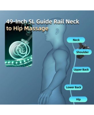 SL Track Zero Gravity Massage Chair with Bluetooth