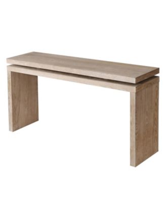 Streamdale 60" Antique Natural Farmhouse Console Table