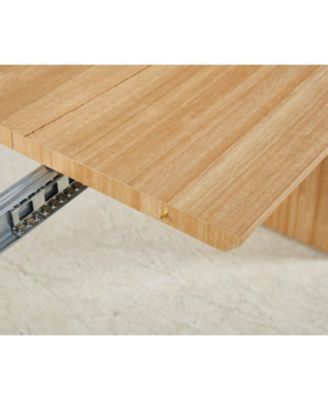 MDF Pedestal Dining Table - Modern Style, Easy Assembly