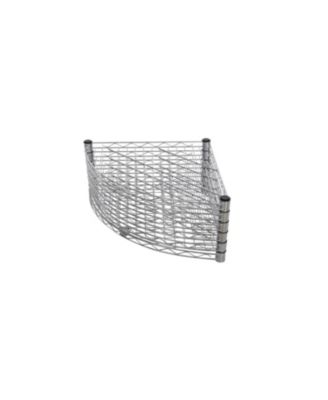 6-Tier Corner Wire Shelf - Chrome