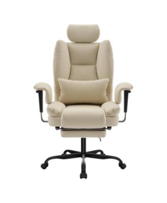 Ergonomic Office Chair 200kg Lumbar Support Beige