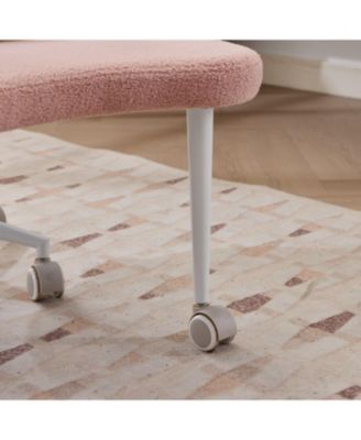 Meditation Chair Plus - Cross Legged, Wheels, Lumbar Support, Pink