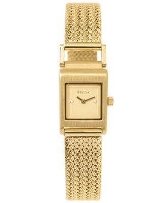 Women's 'Revel Tethered' Gold Mesh Bracelet Watch, 18mm