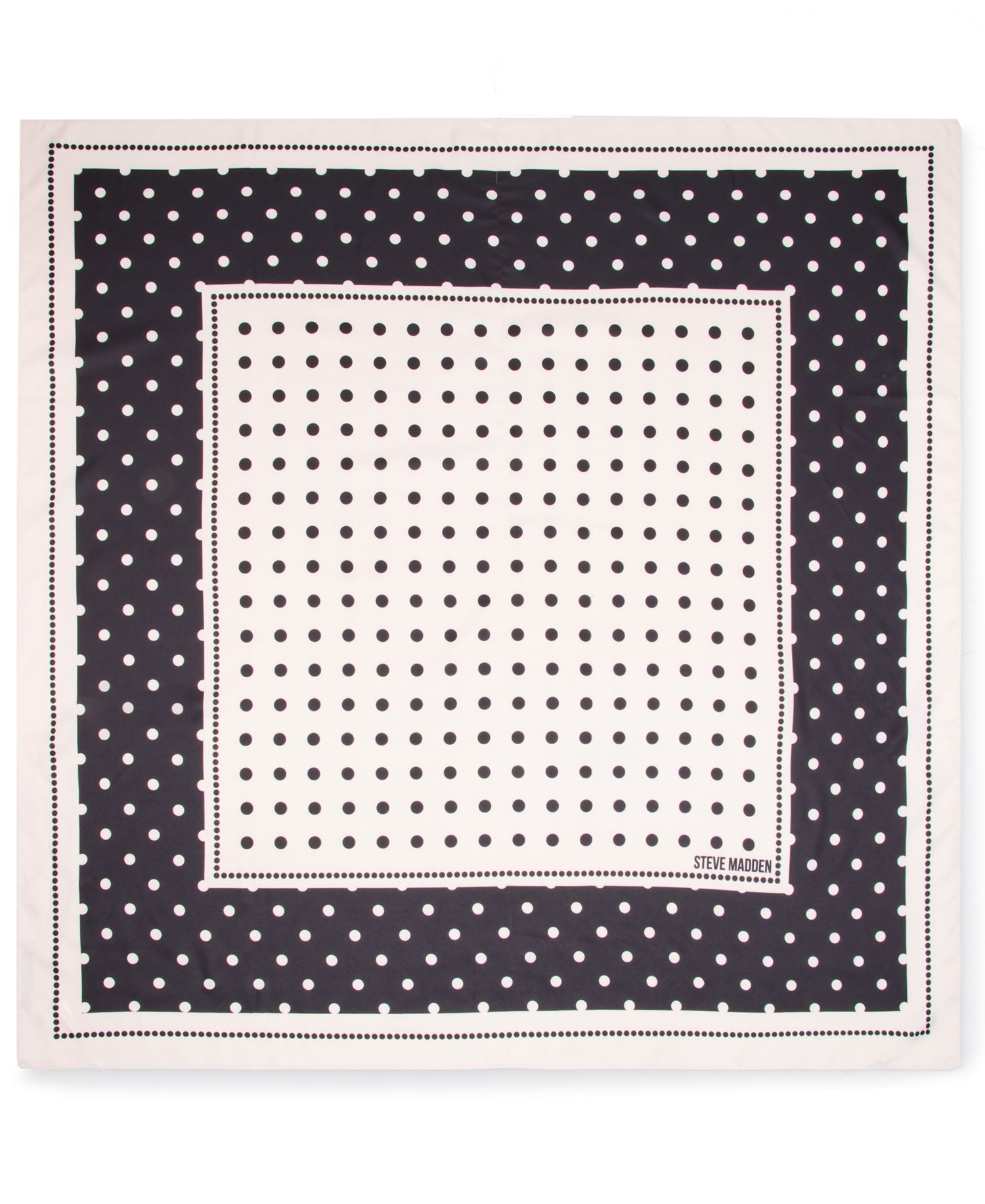 Inverted Polka Dot Square Scarf