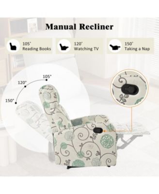 Modern Manual Recliner Chair.
