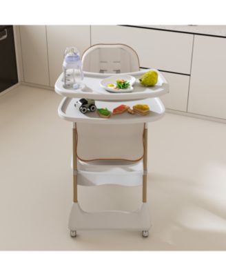 Adjustable Baby High Chair - Portable Feeding Seat