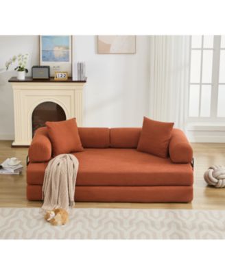 Streamdale 78.5" Folding Sleeper Sofa Bed 4-in-1 DIY King Size