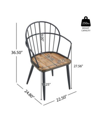 Industrial Birch 5-Piece Dining Set