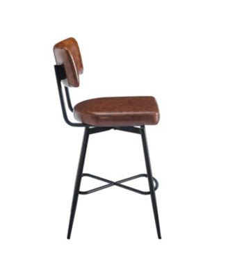 26" Retro Swivel Counter Stools (Set of 2)