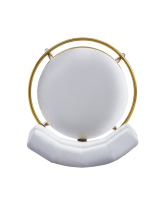 Modern Velvet Counter Stool Set, Light Gray with Iron Frame, 27.65