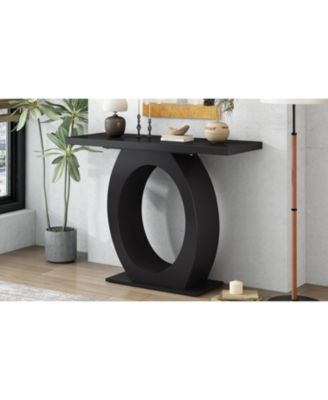 Mira Modern Console Table with Egg Base, Enhanced Stability and Design