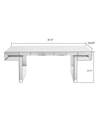 Luxury Fluted Glass Coffee Table