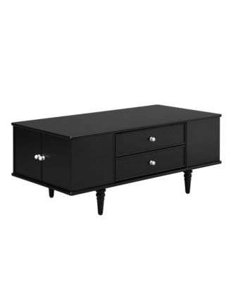 Modern Rectangle Coffee Table w/ Drawers & Hidden Storage