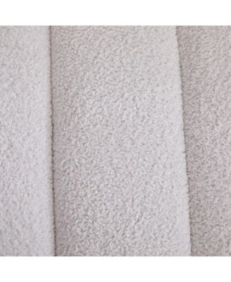 Streamdale 69.7" Modern Upholstered Bed Bench, Chenille Ottoman, Ivory