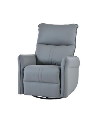Swivel Rocker Recliner Chair, Nursery Glider, Modern Rocking Chair