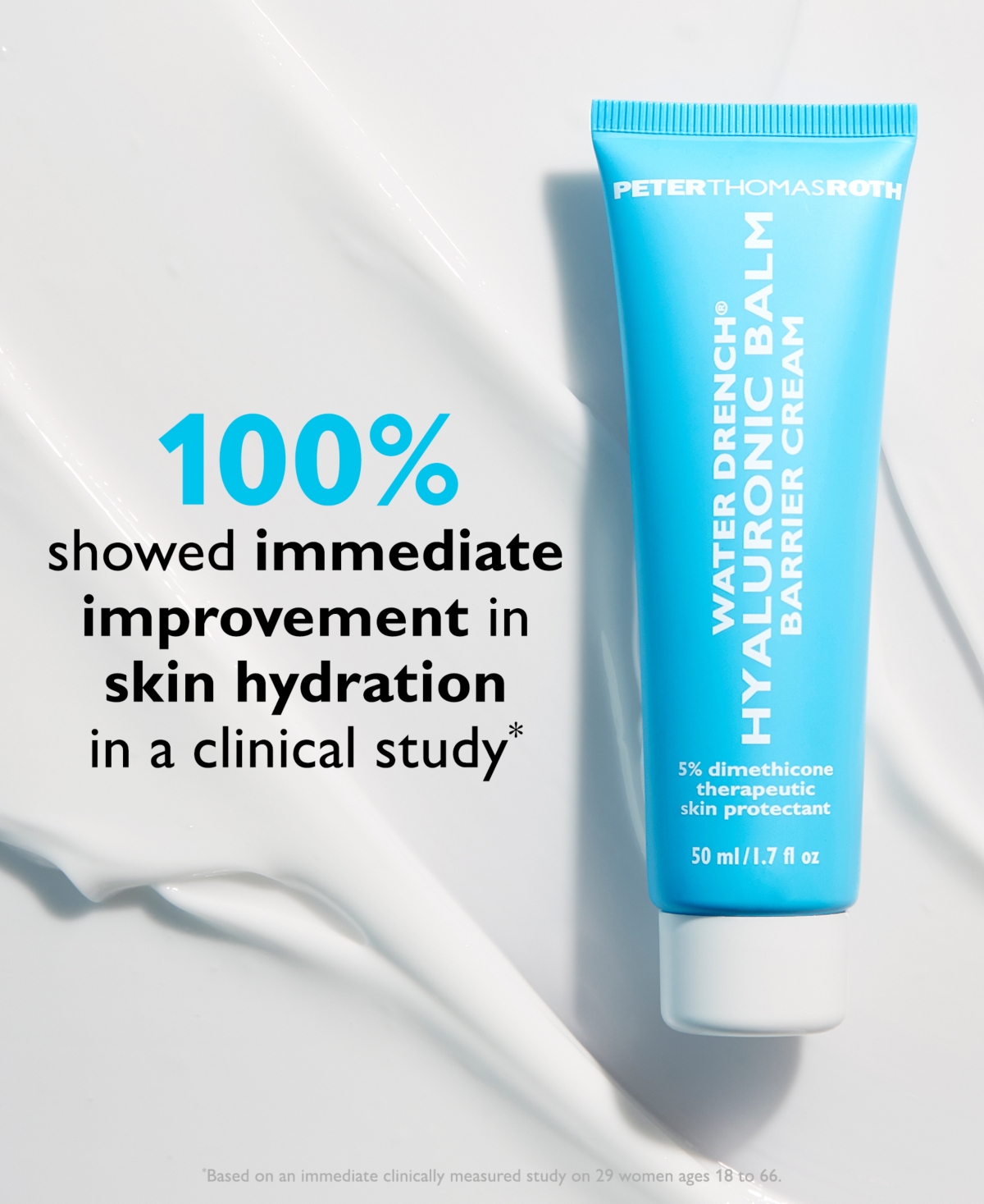 Peter Thomas Roth Water Drench Hyaluronic Balm Barrier Cream, 1.7 oz.