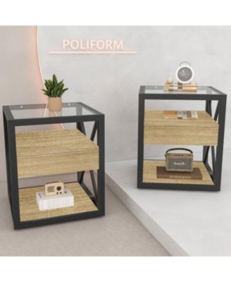 Modern End Table Set of 2