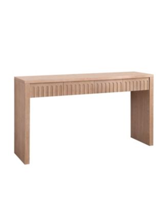 Streamdale Modern Console Table - 59.2" Natural Wood