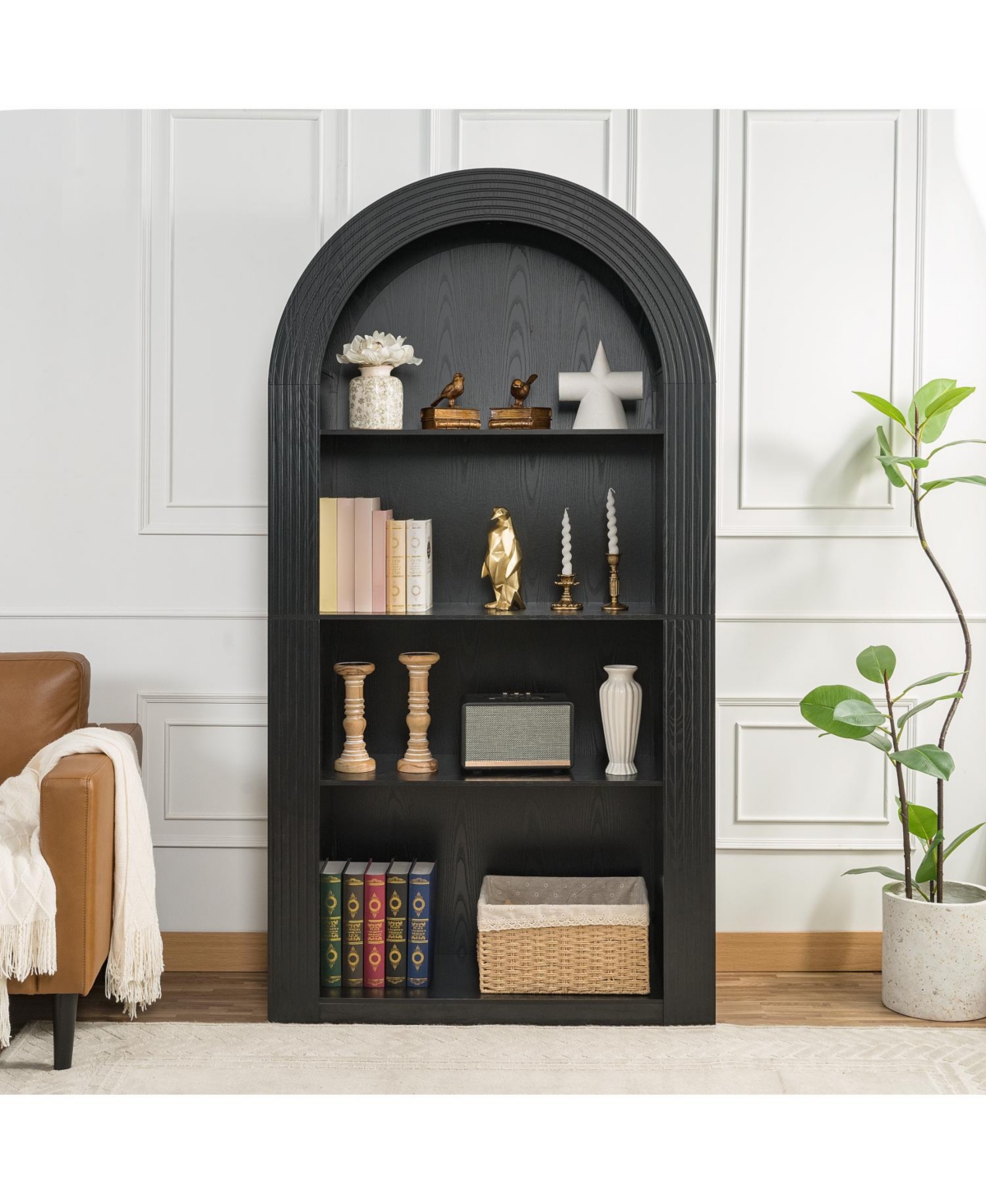 Streamdale Furniture 78" Arched Bookcase