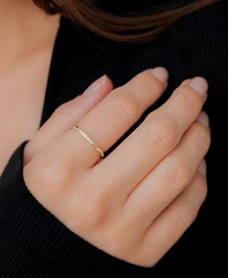 Dainty Constellation Birthstone Ring in Gold Plated Sterling Silver