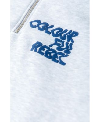 Women's Uni Bold Logo Relaxed Zip Sweat