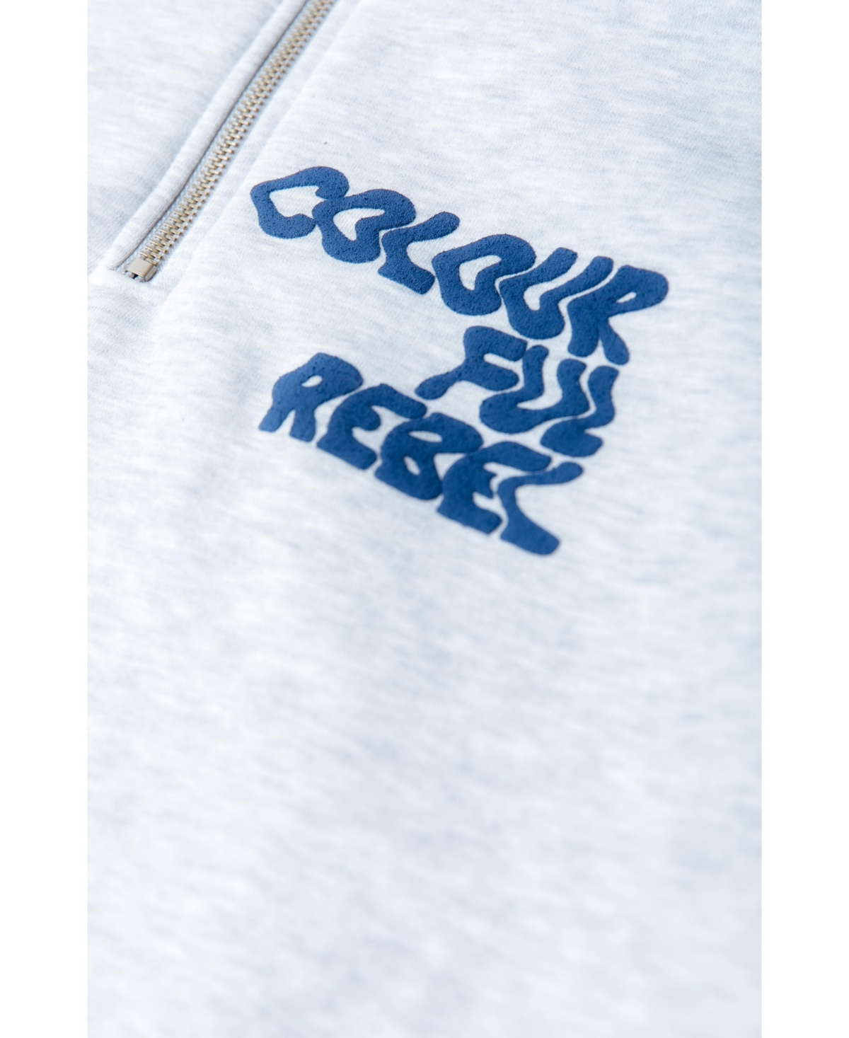 Colourful Rebel Women's Uni Bold Logo Relaxed Zip Sweat