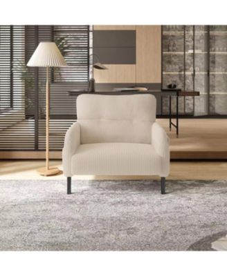 Corduroy Wide Seat Chair - Living Room/Bedroom