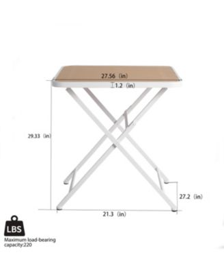 Folding Square Table - Indoor/Outdoor, Metal Legs