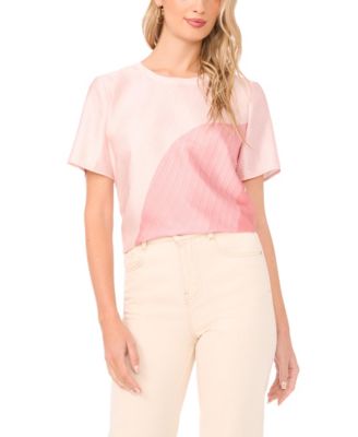 Women's Crewneck Cropped Blouse