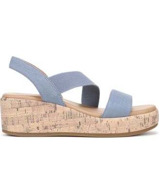 Women's Odette Square Open Toe Wedge Sandals