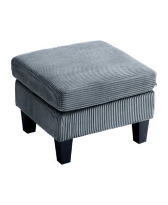 L-Shaped Corduroy Sofa- Modern, Multi-Functional, Easy Assembly 