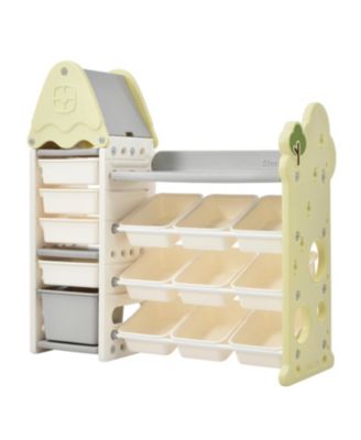 Toy Storage Organizer with 14 Bins for Kids