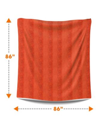 Ultra Soft Faux Fur to Microplush Reversible Oversized Throw, 86" x 86"