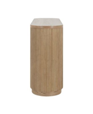 Slim Console Table with Shelf