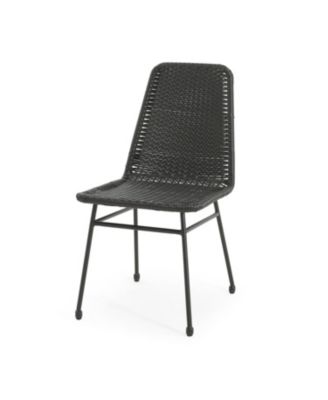 Rattan Chairs (Set of 2) - Iron Legs